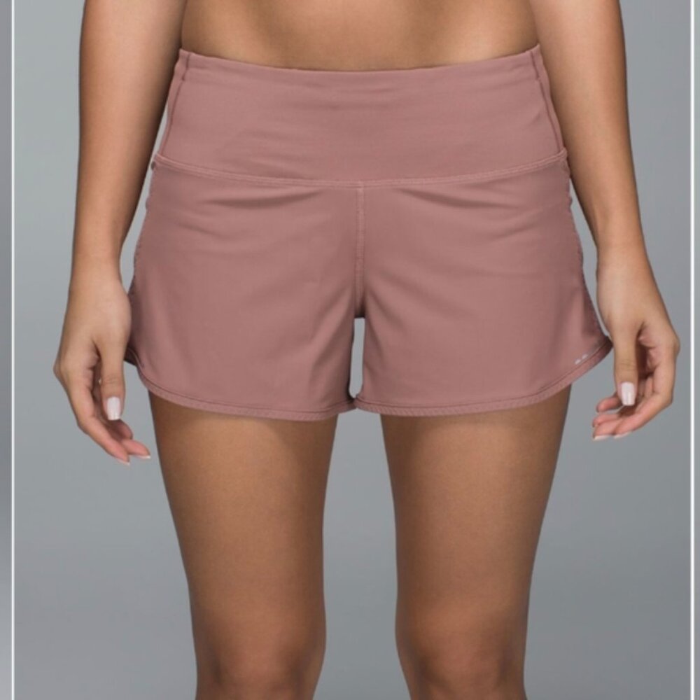 Lululemon Trail Bound Short Bark Berry like new - Picture 2 of 13